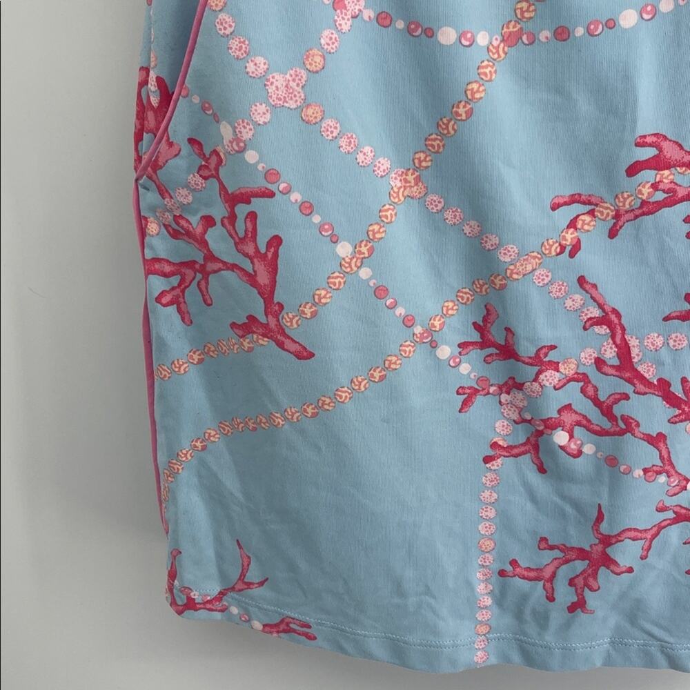 J. McLaughlin coral print athletic athleisure pull on golf tennis skort sz XS - Picture 3 of 7
